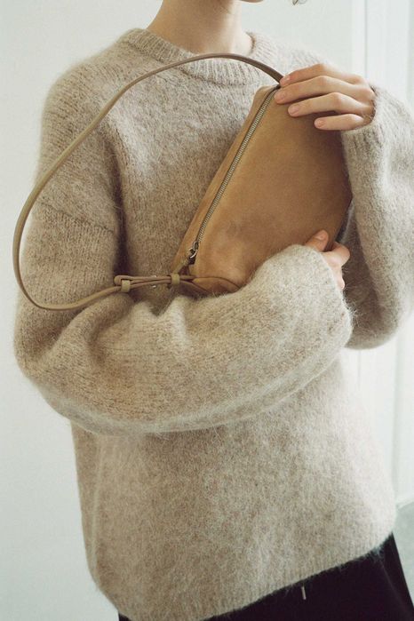 Вінтажна сумка-тоут у стилі мінімалізм Facade Pattern