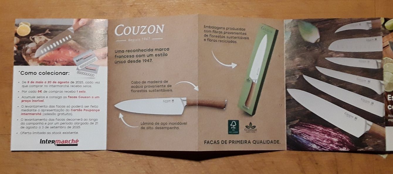 35 Selos Intermache - Colecção Facas Couzon
