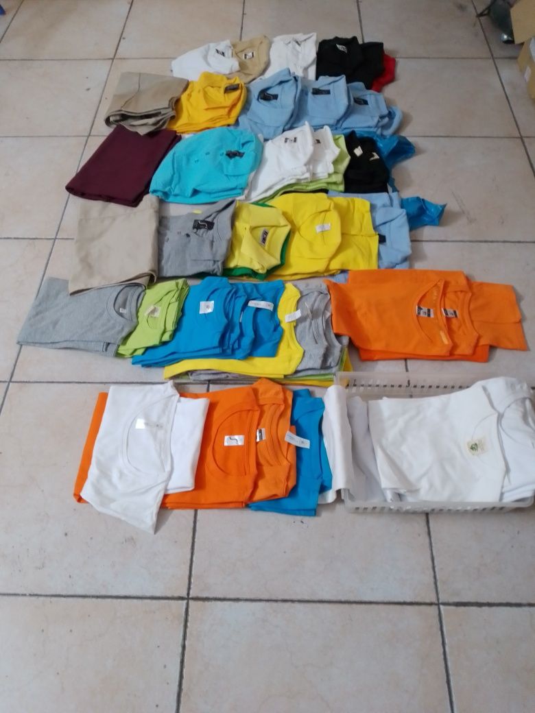 Lote de roupa nova polos + T shirts