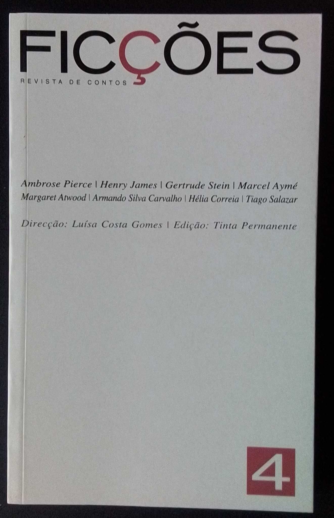 3 números da revista de contos Ficções