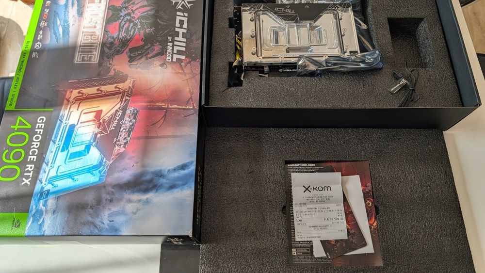 INNO3D GeForce RTX 4090 iChill Frostbite 24GB GDDR6X gwarancja