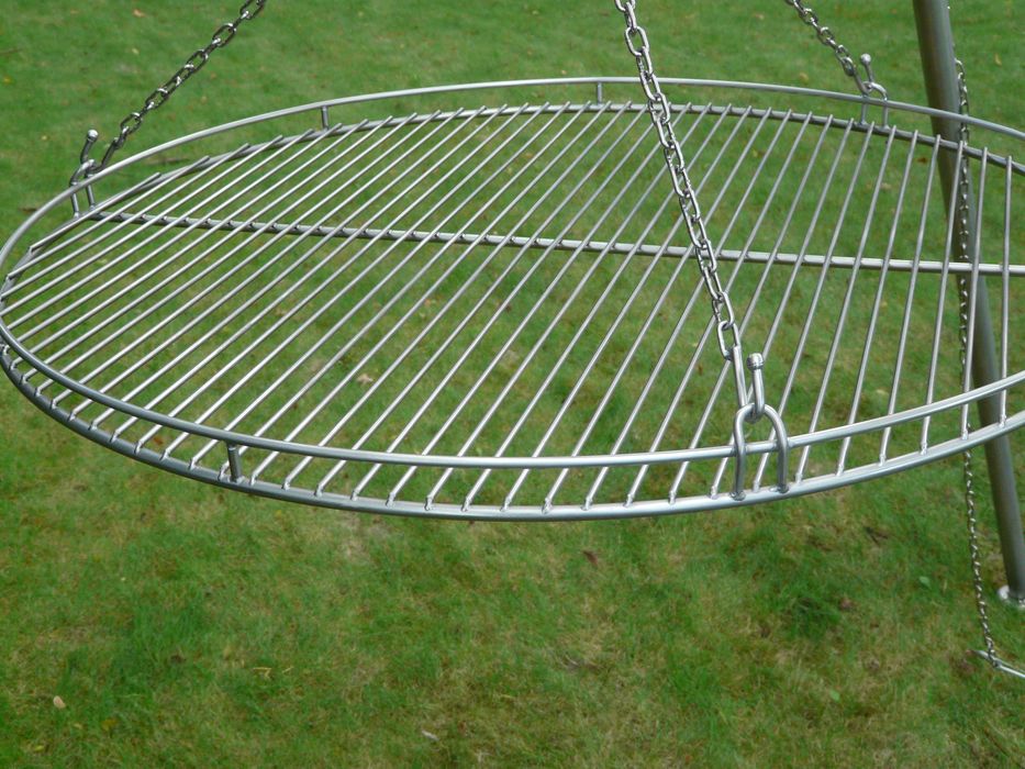 Grill nierdzewny trójnóg