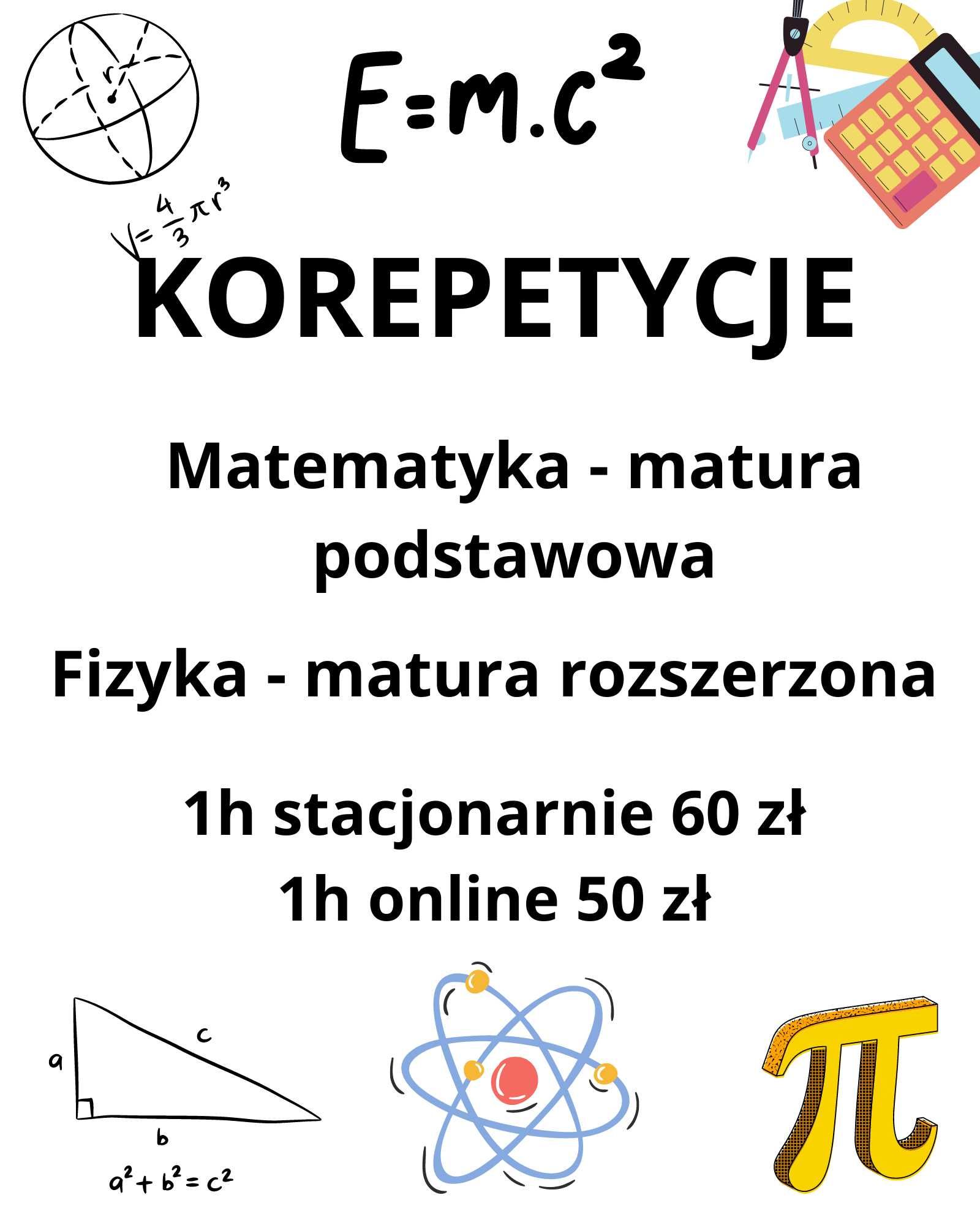 korepetycje matematyka i fizyka