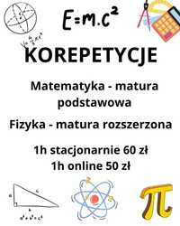 korepetycje matematyka i fizyka