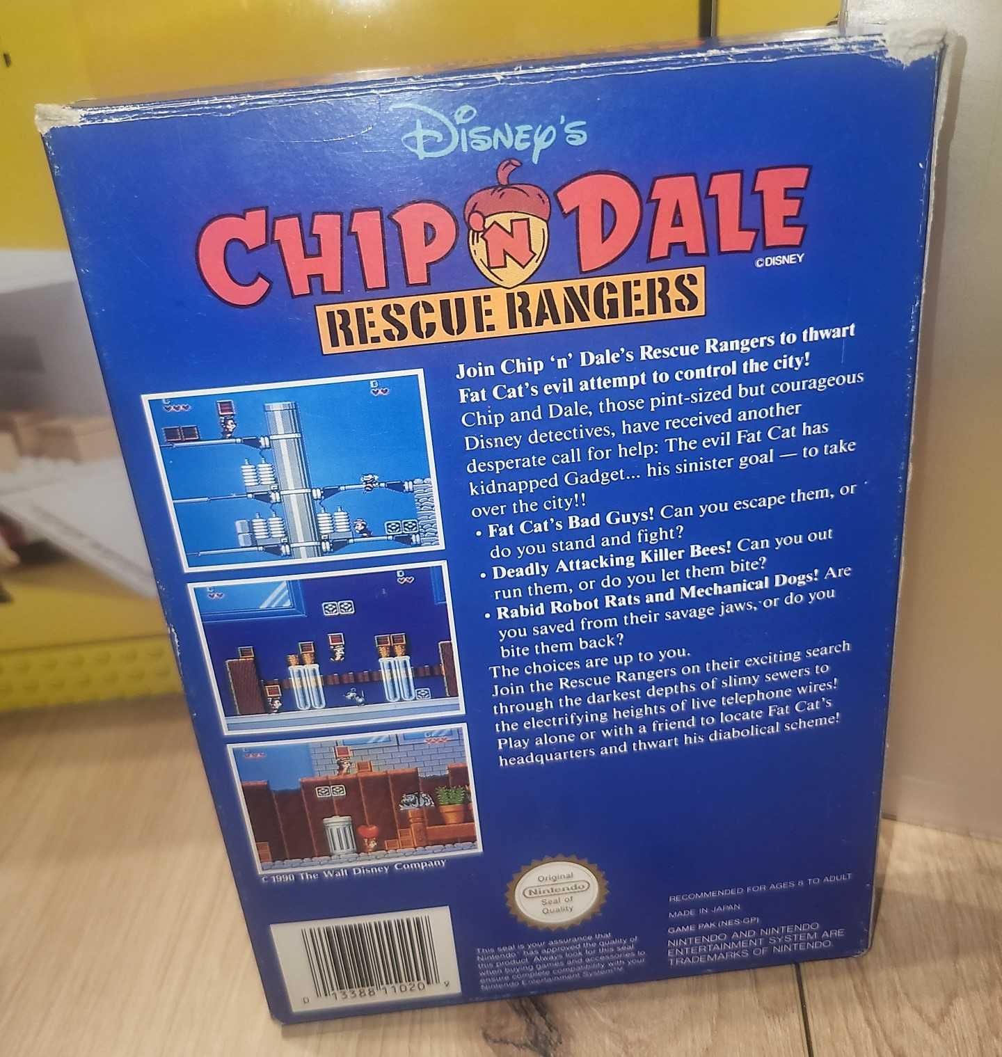 Gra Chip 'n Dale Rescue Rangers NINTENDO NES PAL A - DB+ stan Komplet