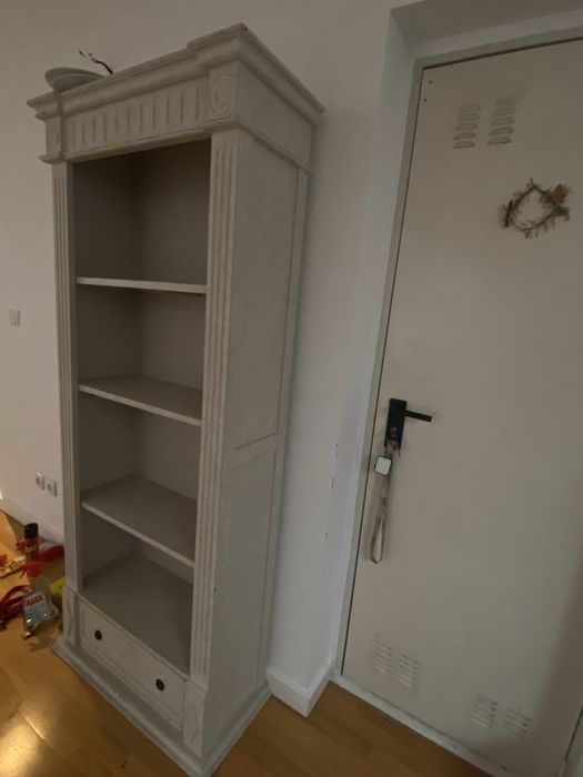 Estante com Prateleiras e Gaveta – 189x73x30 cm   (Como Nova)