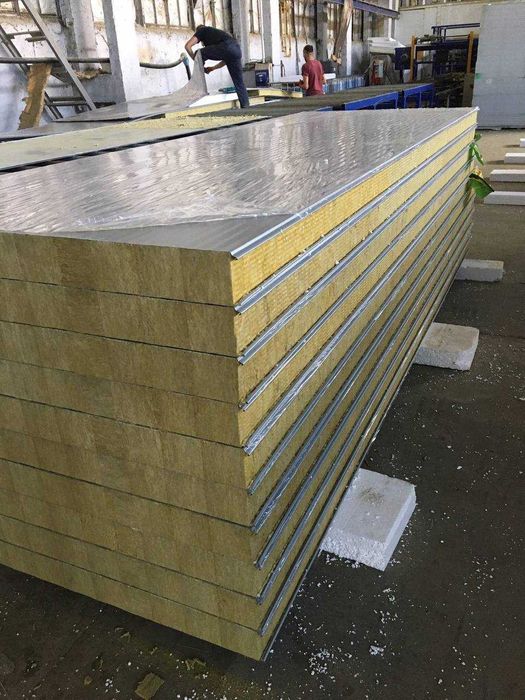 Сендвіч-панелі стінові (піноплвст, вата, ППУ, PIR)