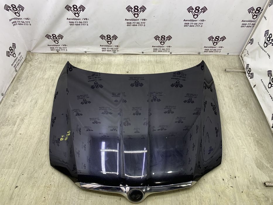 Капот Skoda Superb II Шкода Суперб чорний металік