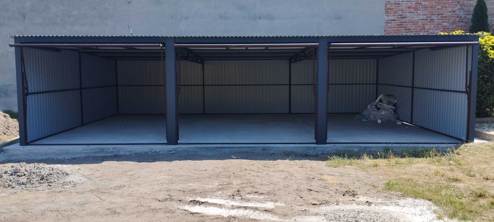 Garaż blaszany garaż blaszak garaże blaszane 9x5 kolor 6x5 7x5 grafit