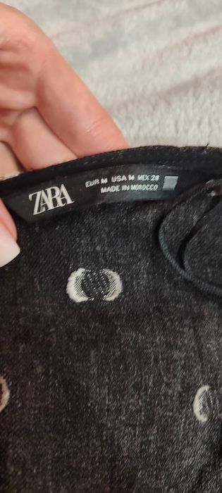 Платье  в горошек zara