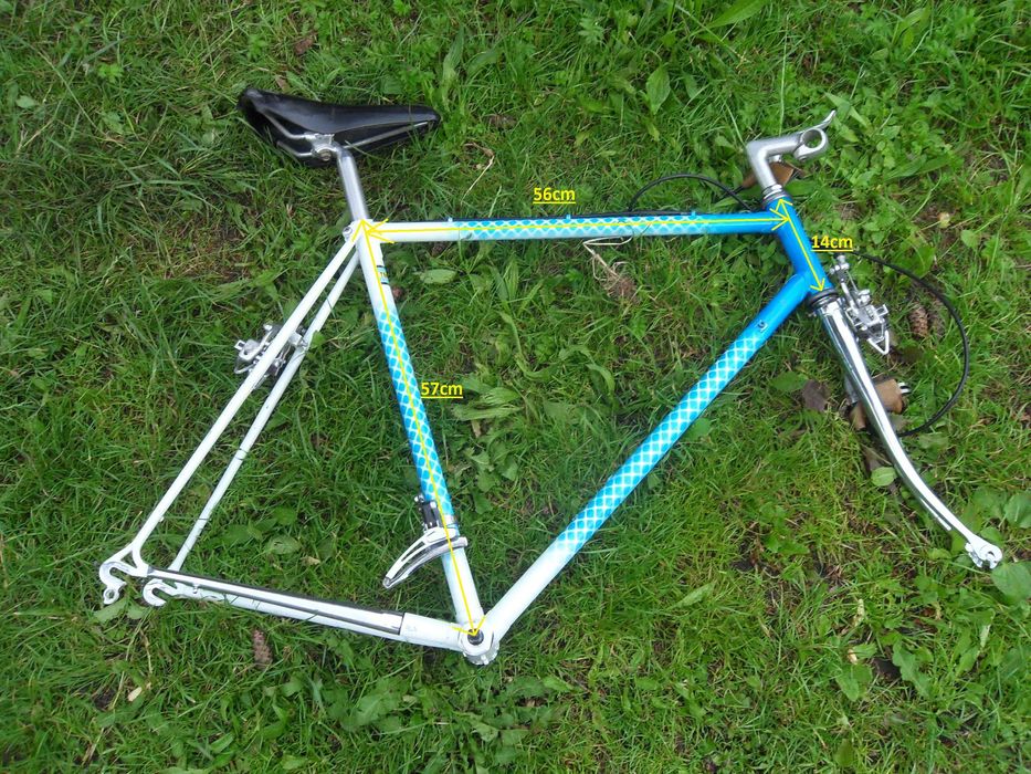 Gipiemme TENSOR Tubi rama szosowa Klasyczna , Shimano ,SR , Roz.57cm