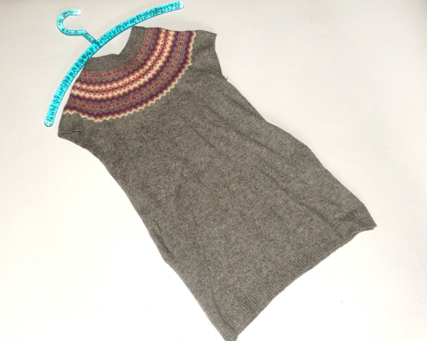 _Atmosphere_Fajny wełniany sweter-tunika do szkoły_R.152/158_