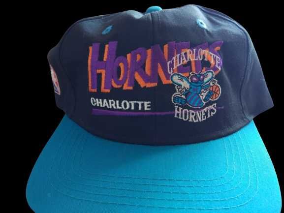Czapka Charlotte Hornets - lata 90 vintage NBA