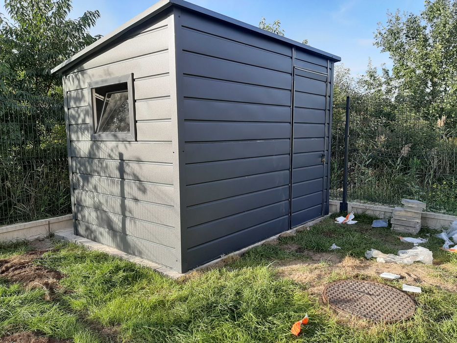 Garaż Blaszany , Wiata , Magazyn Schowek -Garaże Blaszane -Maj-Blach