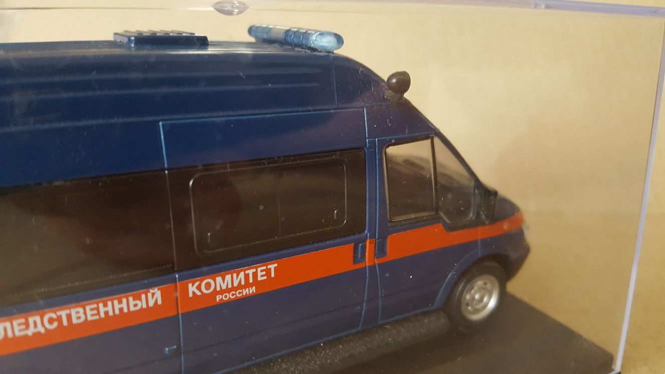 Машинка Ford Transit Форд Транзит Автомобиль на службе 1:43