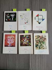 4085. "6 Książeczek" Miro, Cezanne, Mondrian, Kler