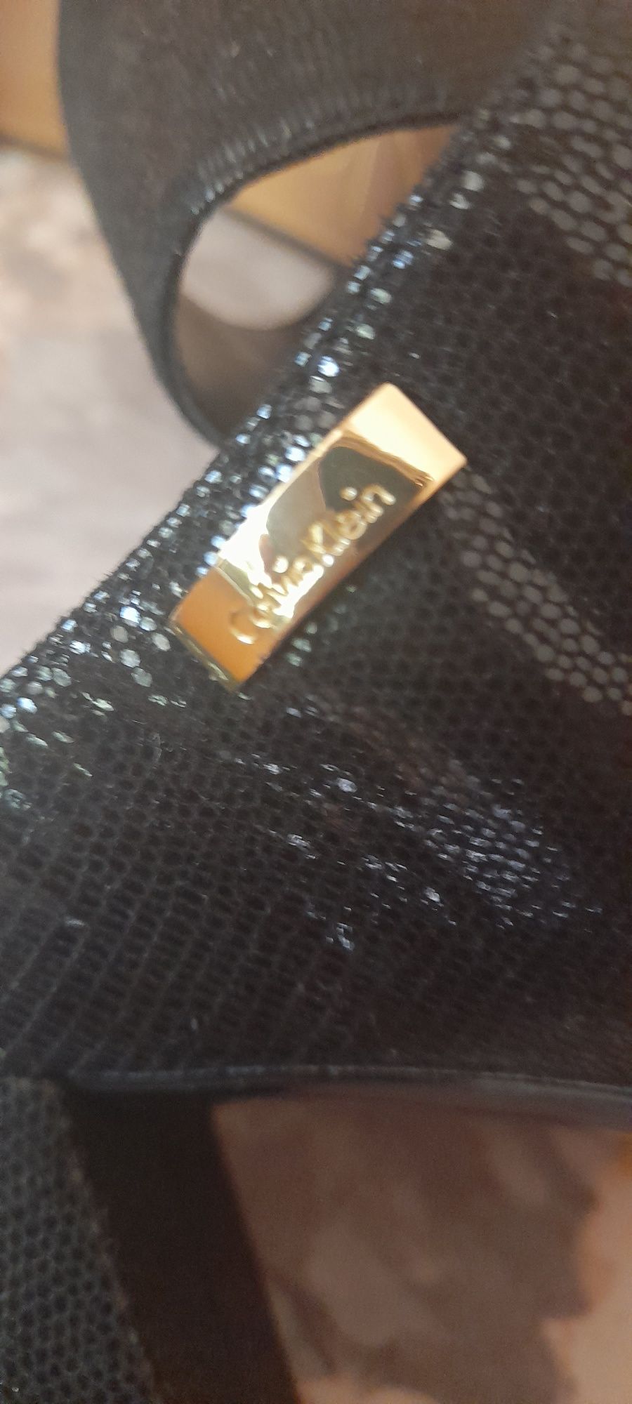 Klapki Calvin Klein  na slupku