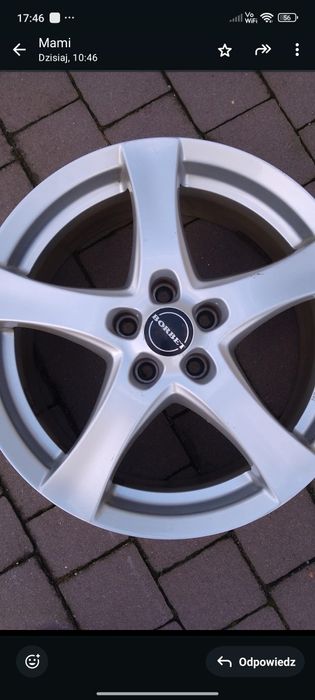 Oryginalne felgi Borbet 17