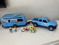 Playmobil - kamper + rower
