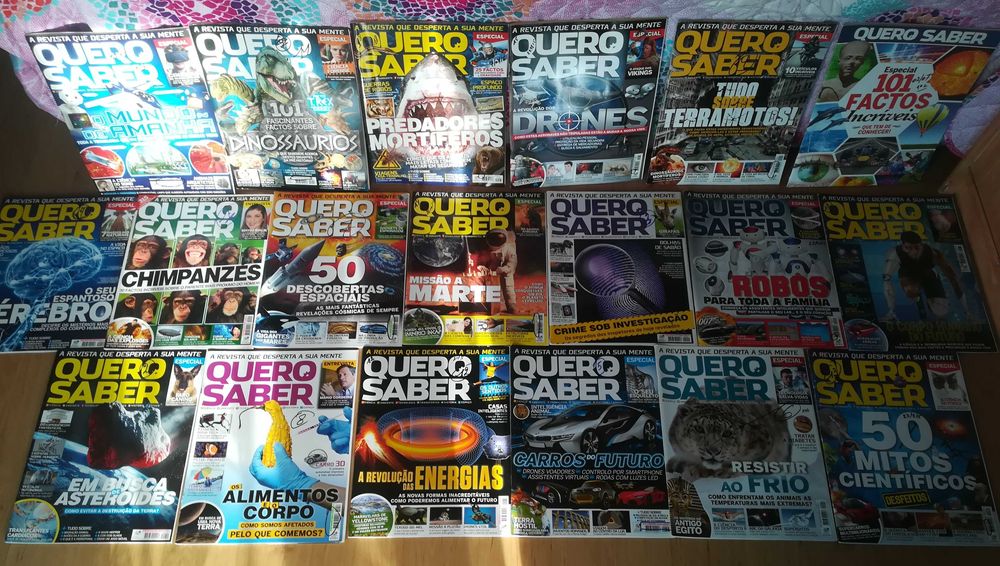 lote de 19 revistas QUERO SABER todas por 8 euros