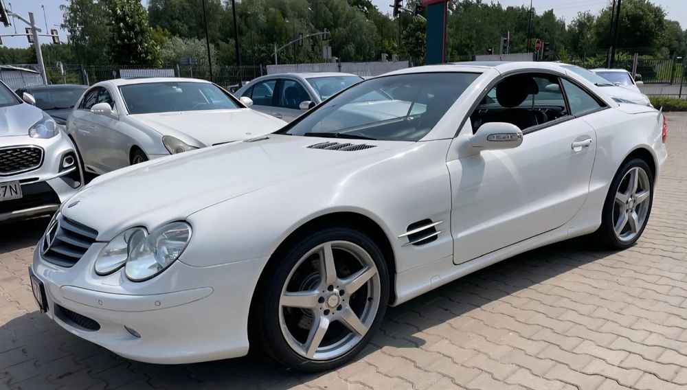 Mercedes-Benz SL 500, Panorama Vario, Niski Przebieg, Japonia, Faktura 23%