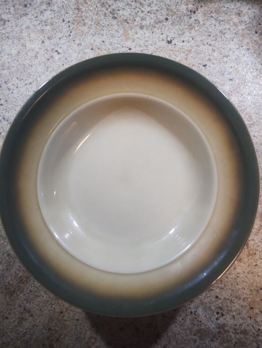 6 głębokich talerzy z Tułowic, porcelit