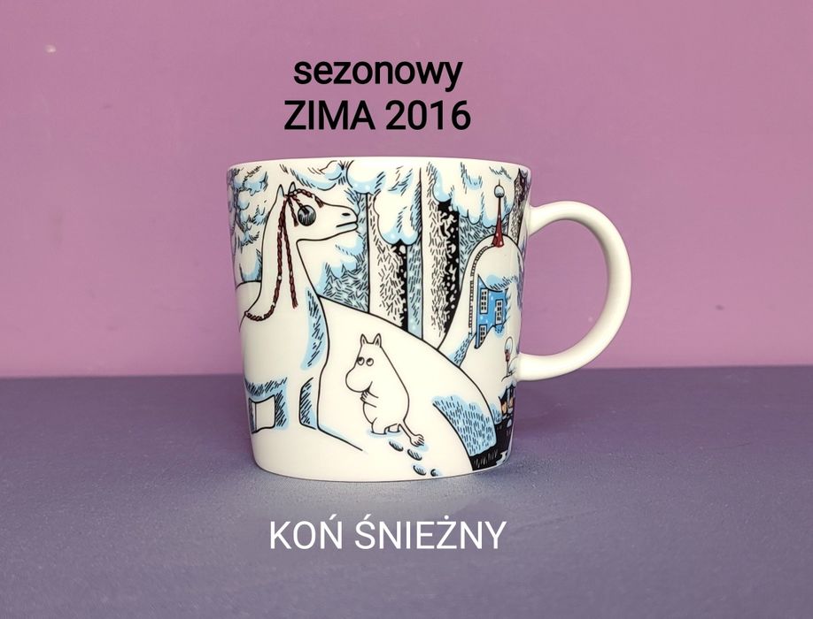 Muminki KUBEK Moomin Arabia Finland - ZIMA 2016 - Koń Śnieżny