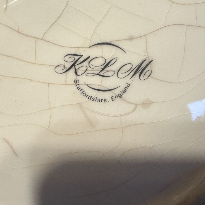 Duża porcelanowa donica Staffordshire-Anglia