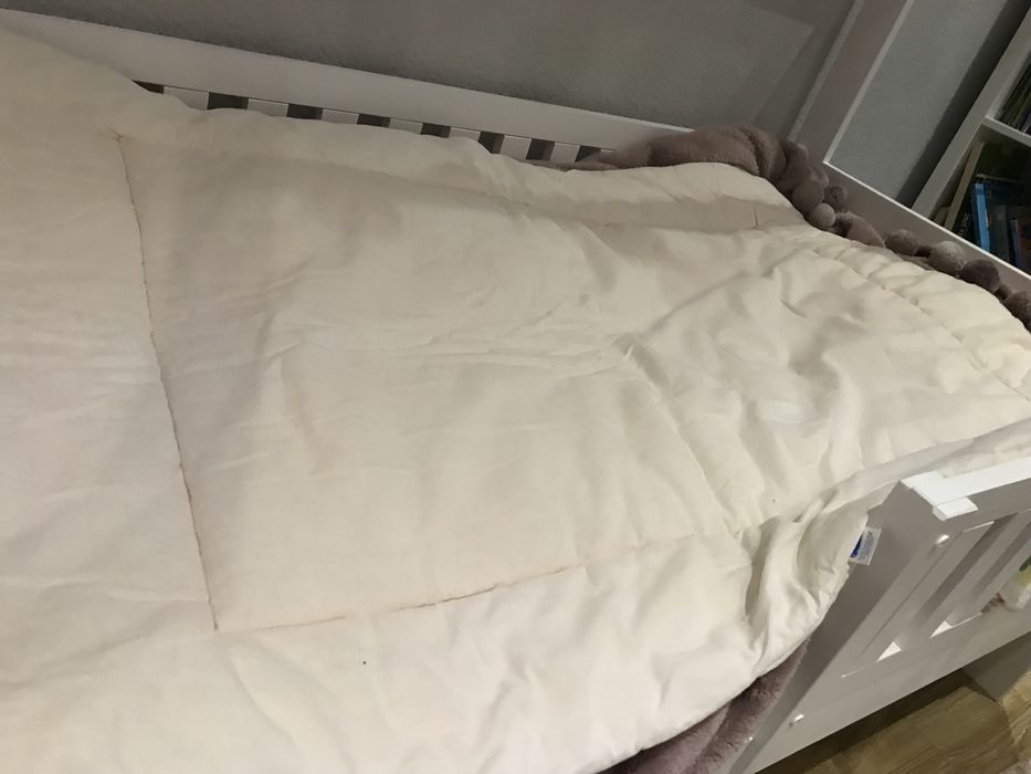Koldra kolderka dziecieca + poduszka płaska  niemowleca 100% bawelna