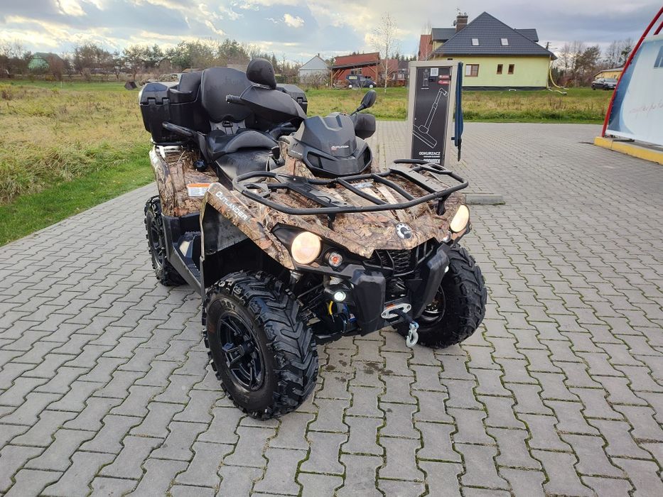 Can-Am Outlander Pro Max L Hunting Edition Mossy Oak hak wciągarka