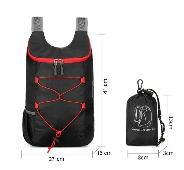 Plecak Trekkingowy 20L Składany Wodoodporny