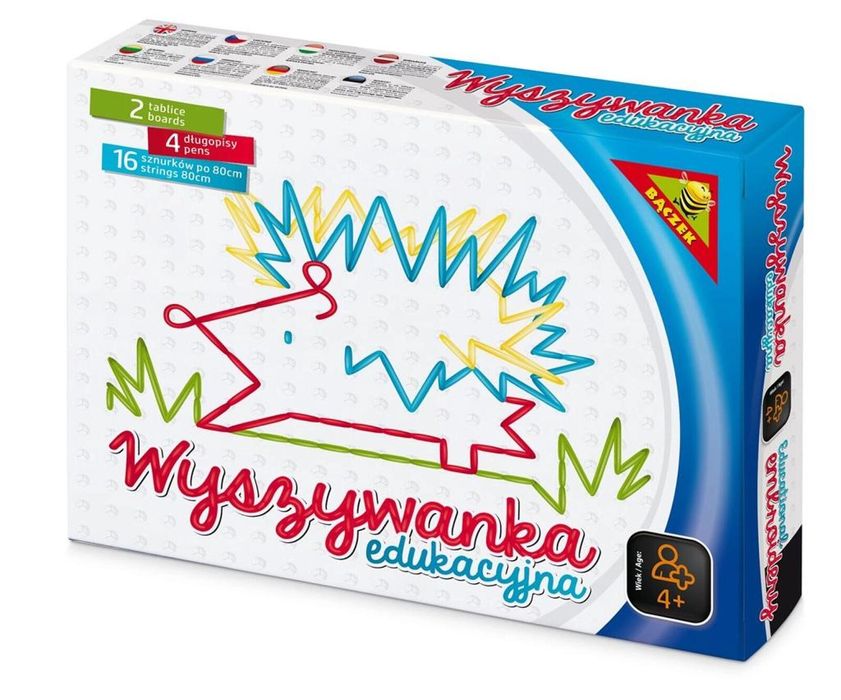Wyszywanka edukacyjna pudełko,282x345 mm