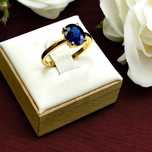 Olśniewający pierścionek z szafirem klasy AAA 2,69ct !