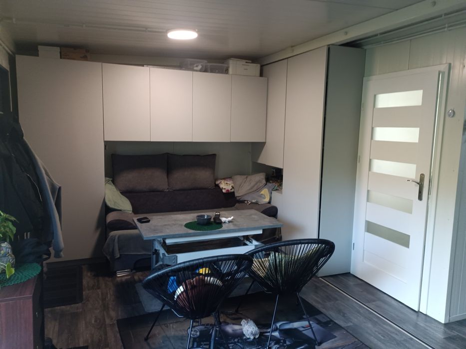 Dom modułowy całoroczny 36 m2 na zgłoszenie bez pozwolenia.