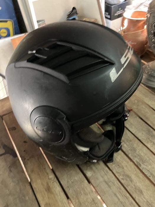 LS2 Airflow L Capacete a jato Preto M
