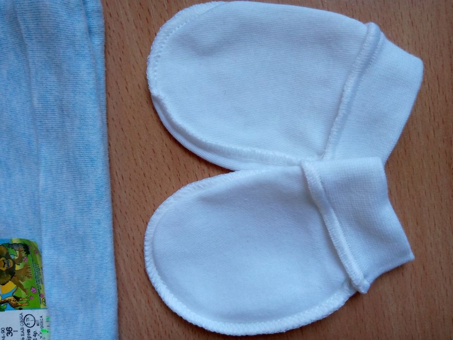 Шапочка царапки для новонароджених