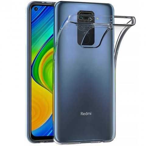 Oryginalne etui silikonowe czarne Redmi Note 9