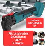 Multitool do baterii Makita Narzędzie wielofunkcyjne piła oscylacyjna
