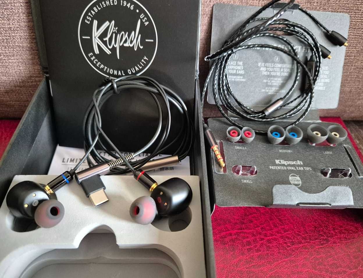 Słuchawki Klipsch T5 mmcx TYPE-C audio