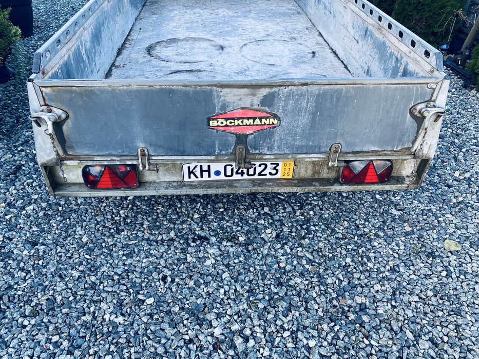 BOECKMANN Przyczepka samochodowa/ ciezarowa 3000DMC dwuosiowa