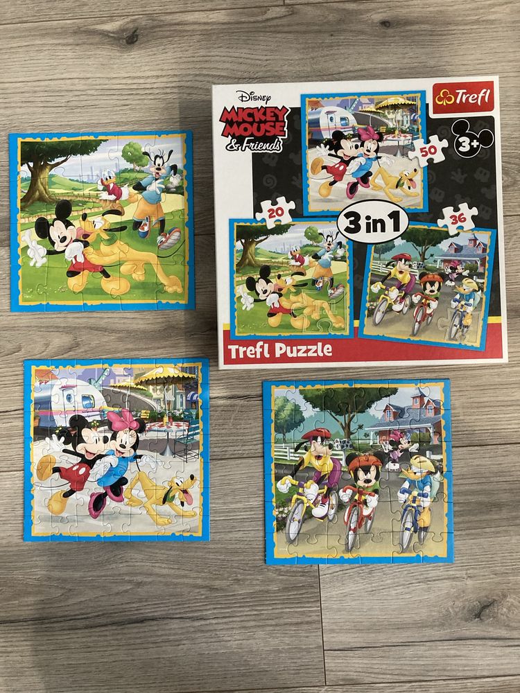 Puzzle Mickey Mouse 3in1 10 zł