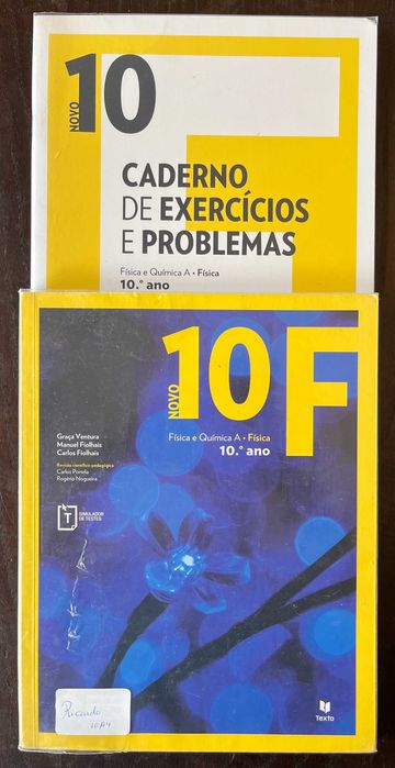 Livros de Física e Química 10 Ano