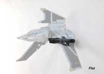 NOWE mocowanie ścienne do LEGO star wars 75314 The Bad Batch HOX3D
