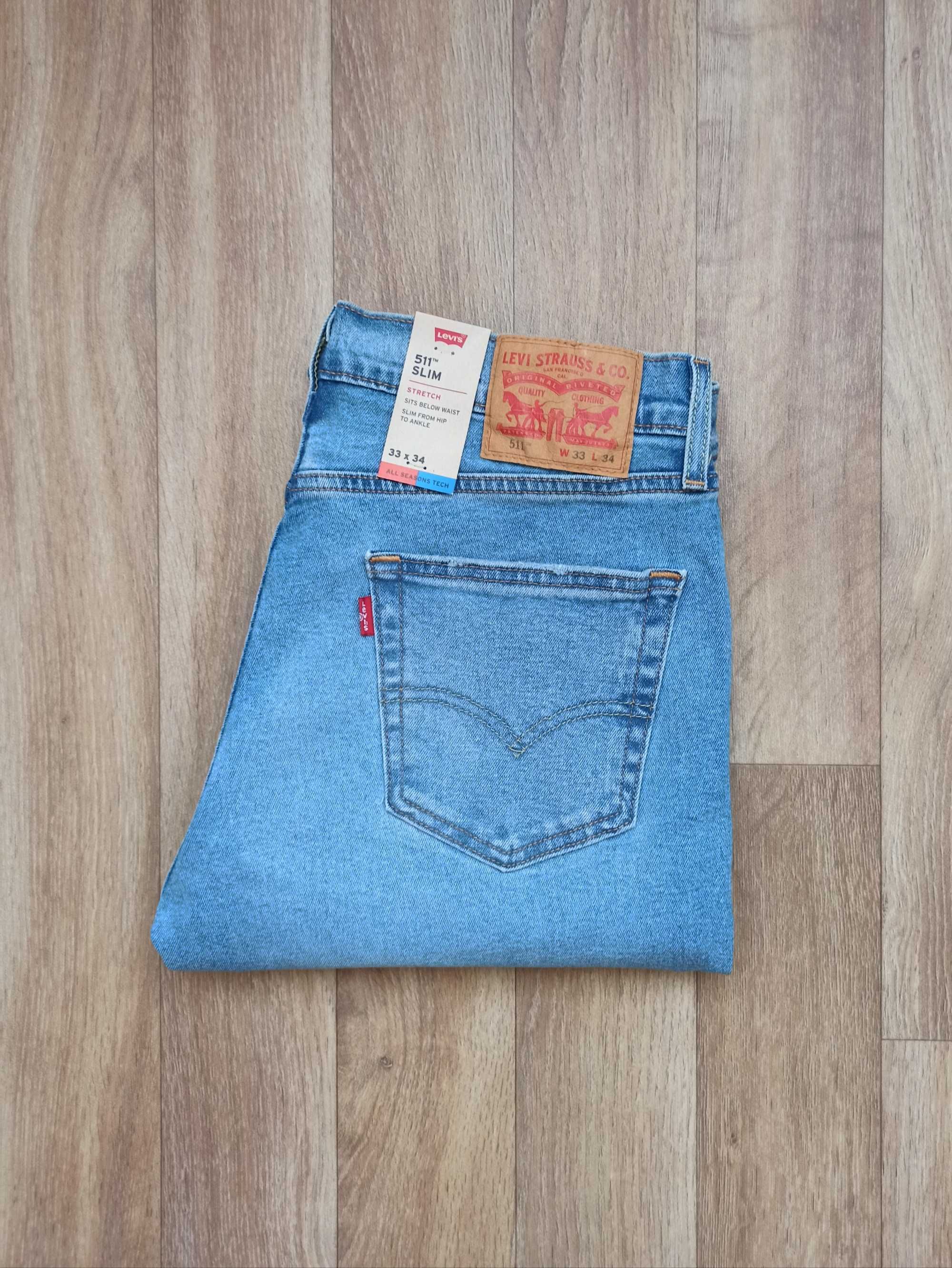 Джинси Levis 511 W33 L34