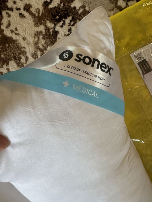 Подушки ортопедичні 50x70 см Антибактеріальна Sonex 2 шт