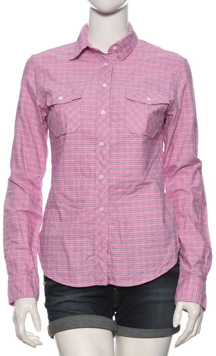 GANT różowa bawełniana koszula damska w kratkę 34