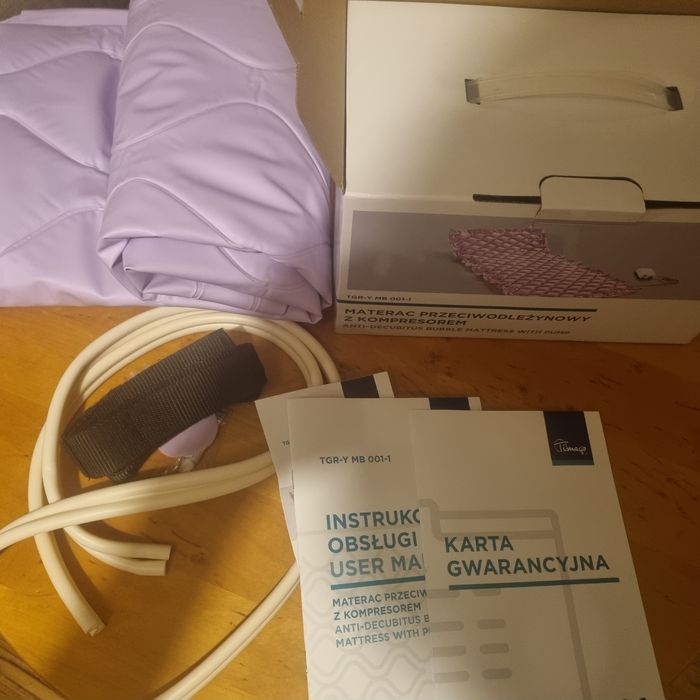 Materac przeciwodleżynowy z kompresorem TGR-Y MB