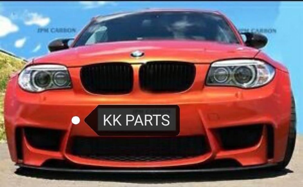 LIP SPOILER FRONTAL PALA ABA LÂMINA AVENTAL BMW SÉRIE 1 E81 E82 E87 E88  PACK M PERFORMANCE 1M M1 NOVO