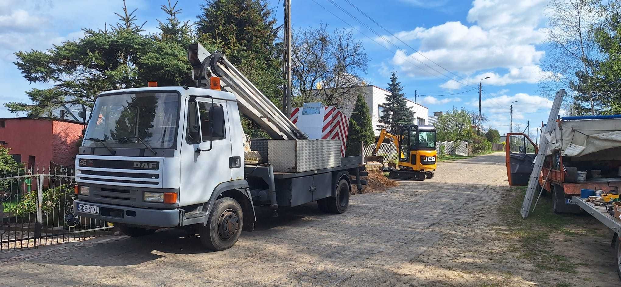 Podnośnik koszowy DAF 45.160 Zwyżka