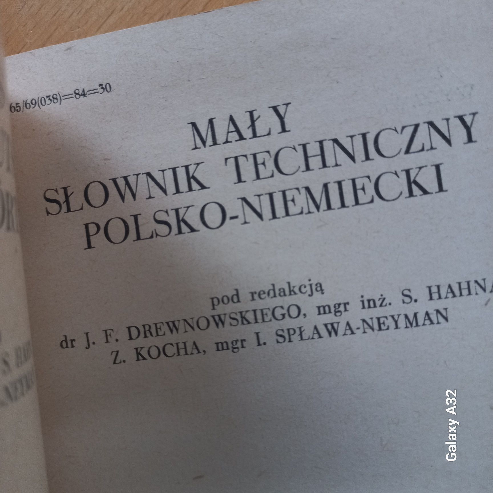 Slownik techniczny polsko niemiecki Drewnowski